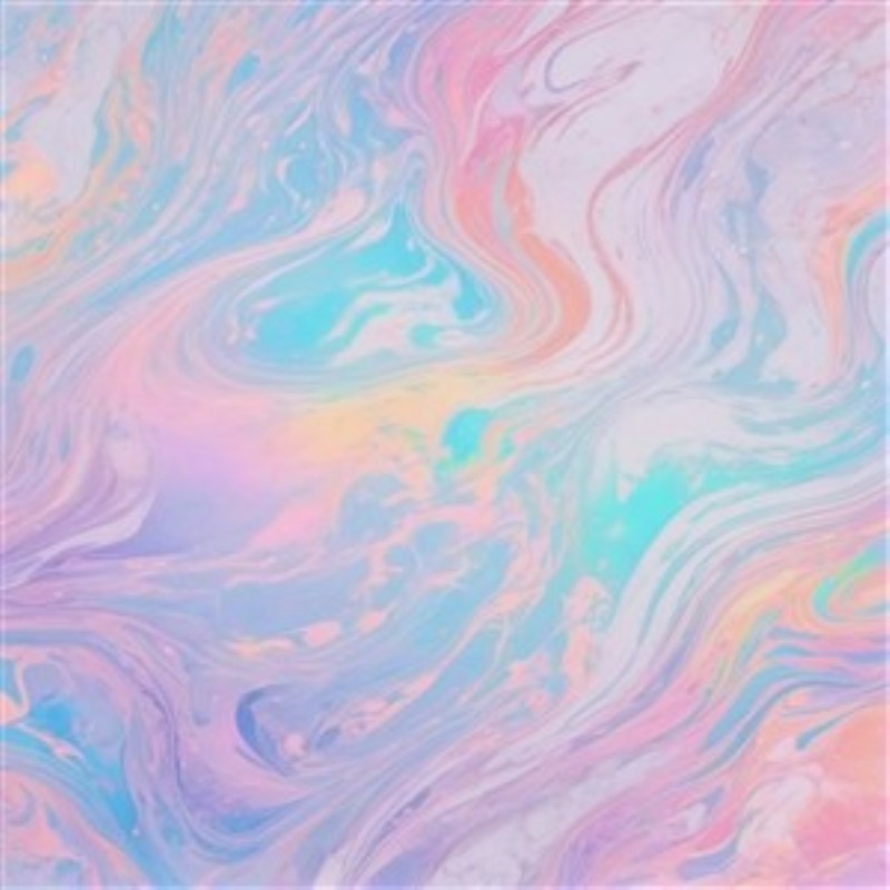 Drømmeagtige Pastel Swirls - Oplev det drømmende univers af pastel svulmende mønstre, hvor blå, pink og lilla nuancer flyder harmonisk sammen. Dette livlige kunstværk tilføjer en legende og beroligende stemning til ethvert rum.