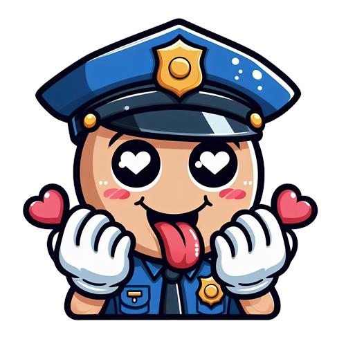 Kærlig Politibetjent Emoji