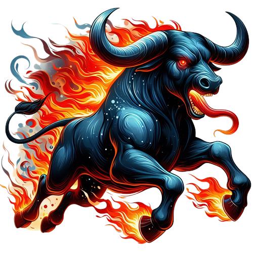 Flammende Tyr