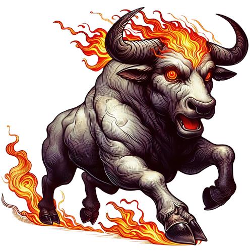 Flammende Tyr