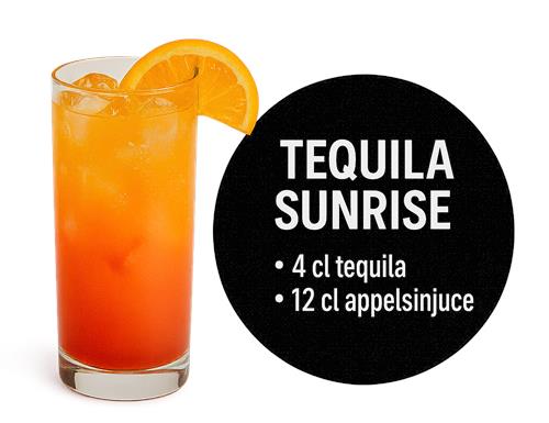 Tequila Sunrise Opskrift