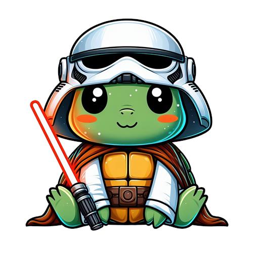 Kreativ Skildpadde Jedi